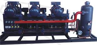 广东三并联螺杆制冷机组