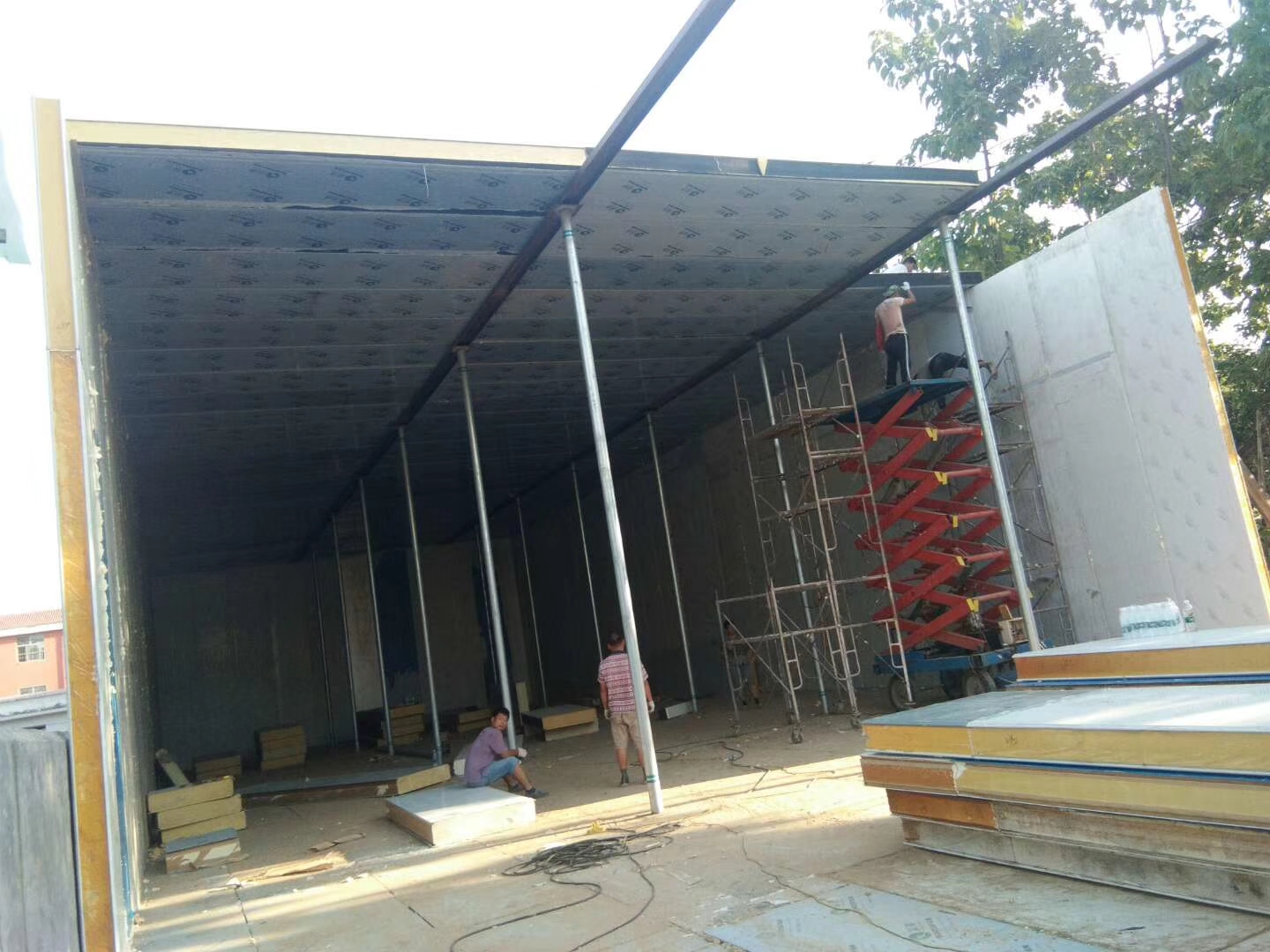 水果冷库设计安装工程完工现场